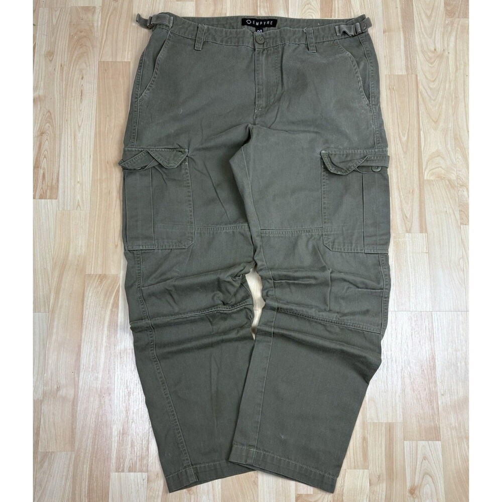 Men’s Empyre Cargo Pants / Military Style / Green / Size 32